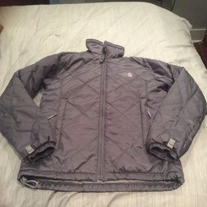 North face jacket polyester small